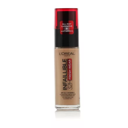 L'Oréal Paris Infaillible 32H Fresh Wear alapozó SPF25 220 nőknek 30 ml