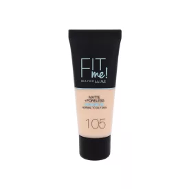   Maybelline Fit Me! Matte + Poreless alapozó 105 Natural Ivory nőknek 30 ml