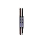 Maybelline Express Brow Satin Duo szemöldökceruza Dark Brown nőknek 0,71 g
