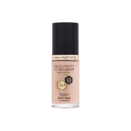 Max Factor Facefinity All Day Flawless alapozó SPF20 C30 Porcelain nőknek 30 ml