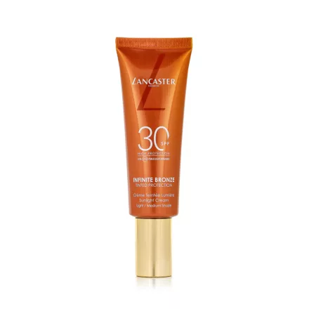 Lancaster Infinite Bronze Tinted Protection alapozó SPF30 1 Light/Medium nőknek 50 ml