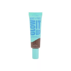   Rimmel London Kind & Free Glow It Up Moisturising Skin Tint alapozó 605 Deep Chocolate nőknek 30 ml
