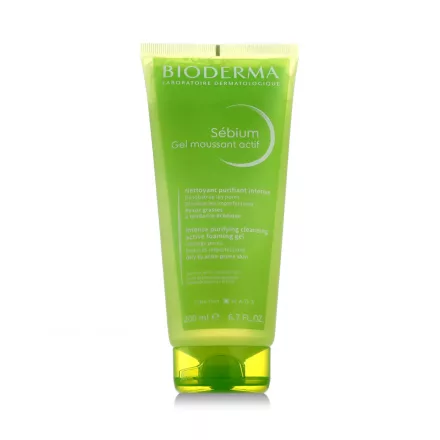 BIODERMA Sébium Intense Purifying Cleansing Foaming arctisztító gél nőknek 200 ml