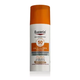   Eucerin Sun Oil Control Tinted Dry Touch Sun Gel-Cream arc napvédő SPF50+ Medium 50 ml