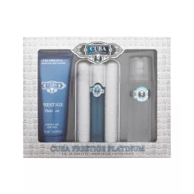   Cuba Prestige Platinum EDT parfüm férfiaknak 90 ml ajándékszett