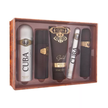 Cuba Gold EDT parfüm férfiaknak 100 ml ajándékszett