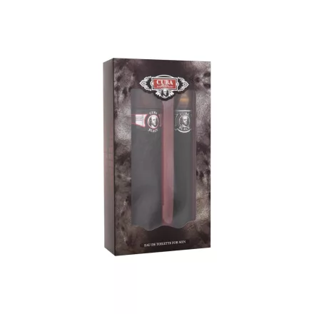 Cuba Black EDT parfüm férfiaknak 100 ml ajándékszett