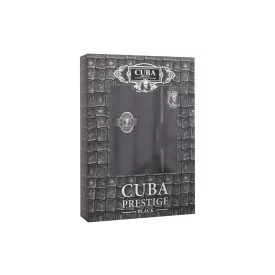   Cuba Prestige Black EDT parfüm férfiaknak 90 ml ajándékszett