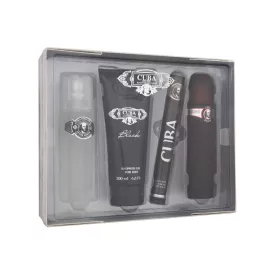 Cuba Black EDT parfüm férfiaknak 100 ml ajándékszett
