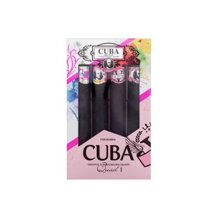 Cuba Quad I EDP parfüm nőknek 35 ml ajándékszett