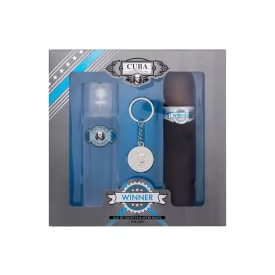 Cuba Winner EDT parfüm férfiaknak 100 ml ajándékszett