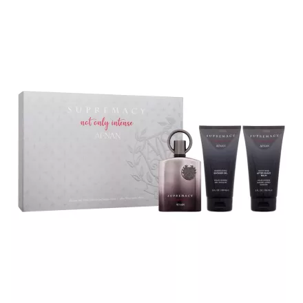 Afnan Supremacy Not Only Intense parfüm kivonat férfiaknak 100 ml ajándékszett