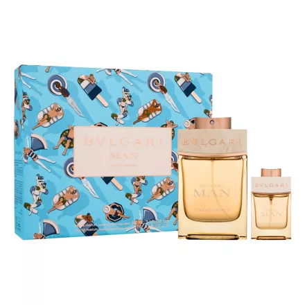 Bvlgari MAN Terrae Essence EDP parfüm férfiaknak 100 ml ajándékszett
