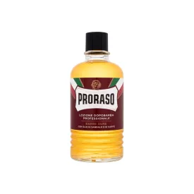   PRORASO Red After Shave borotválkozás utáni arcszesz férfiaknak 400 ml