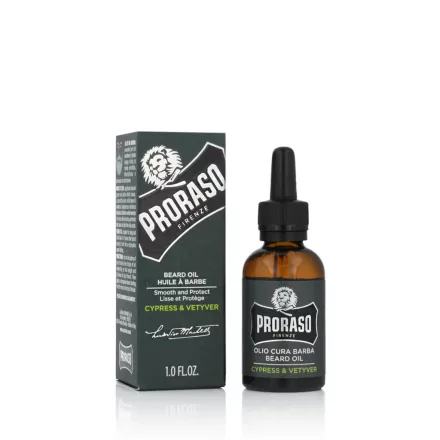 PRORASO Cypress & Vetyver Beard szakállolaj férfiaknak 30 ml