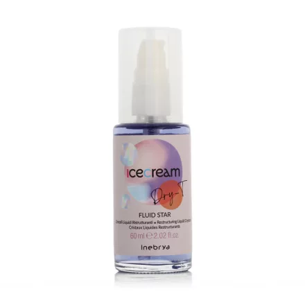 Inebrya Ice Cream Dry-T Fluid Star Restructuring Liquid Crystals öblítést nem igénylő hajápoló 60 ml