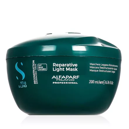 ALFAPARF MILANO Semi Di Lino Reconstruction Reparative Light hajpakolás nőknek 200 ml