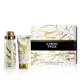   Iceberg Twice Gold EDT parfüm férfiaknak 125 ml ajándékszett