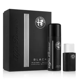   Alfa Romeo Black EDT parfüm férfiaknak 15 ml ajándékszett