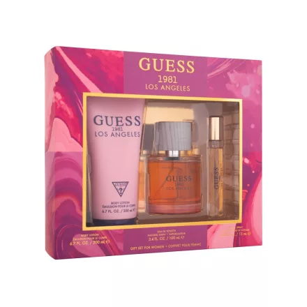 GUESS Guess 1981 Los Angeles EDT parfüm nőknek 100 ml ajándékszett