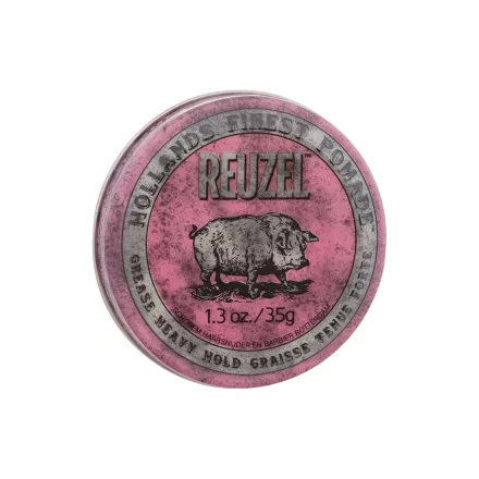 Reuzel Hollands Finest Pomade Grease Heavy Hold hajwax férfiaknak 35 g