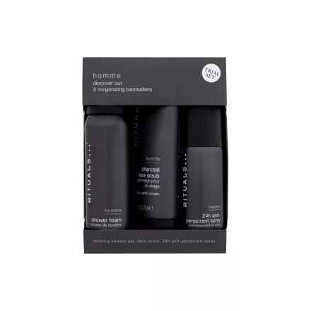 Rituals Homme 3 Invigorating Bestsellers tusolóhab férfiaknak 50 ml ajándékszett