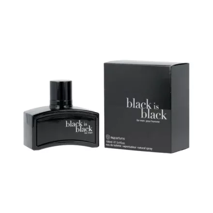 Nuparfums Black is Black EDT parfüm férfiaknak 100 ml