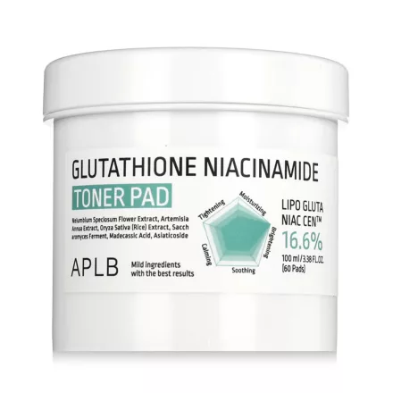 APLB Glutathione Niacinamide Toner Pad arctonik 60 db