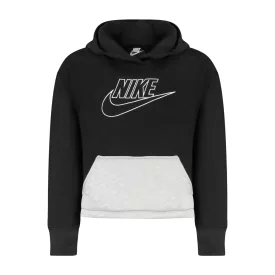 NIKE GYEREK FEKETE CIPZÁROS PULÓVER
