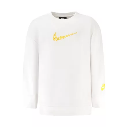 NIKE GYEREK FEHÉR CIPZÁROS PULÓVER