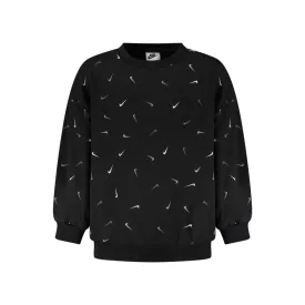NIKE GYEREK FEKETE CIPZÁROS PULÓVER