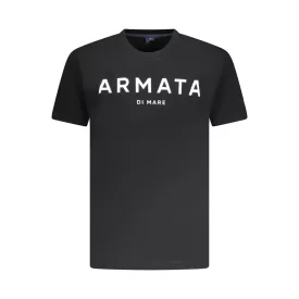 ARMATA DI MARE RÖVID UJJÚ FÉRFI FEKETE PÓLÓ