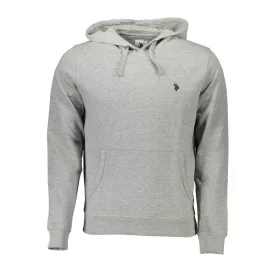 US POLO ASSN. FÉRFI SZÜRKE CIPZÁROS PULÓVER