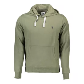 US POLO ASSN. FÉRFI ZÖLD CIPZÁROS PULÓVER