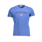 US POLO ASSN. FÉRFI RÖVID UJJÚ PÓLÓ, KÉK