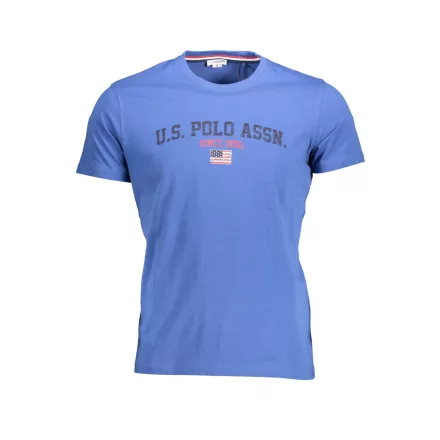 US POLO ASSN. FÉRFI RÖVID UJJÚ PÓLÓ, KÉK