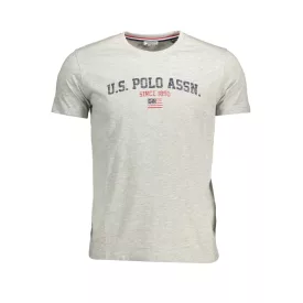 US POLO ASSN. FÉRFI RÖVID UJJÚ PÓLÓ, SZÜRKE