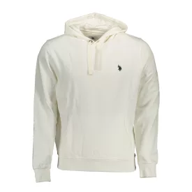 US POLO ASSN. FÉRFI FEHÉR CIPZÁROS PULÓVER