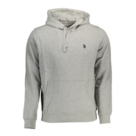 US POLO ASSN. FÉRFI SZÜRKE CIPZÁROS PULÓVER