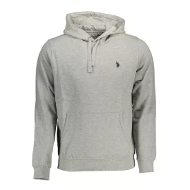 US POLO ASSN. FÉRFI SZÜRKE CIPZÁROS PULÓVER