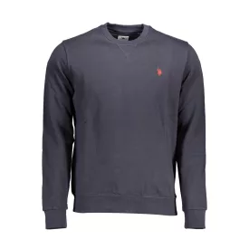 US POLO ASSN. FÉRFI KÉK CIPZÁROS PULÓVER