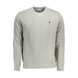 US POLO ASSN. FÉRFI SZÜRKE CIPZÁROS PULÓVER