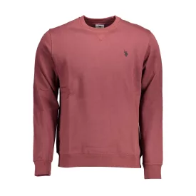 US POLO ASSN. FÉRFI LILA CIPZÁRAS PULÓVER
