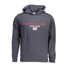 US POLO ASSN. FÉRFI KÉK CIPZÁROS PULÓVER