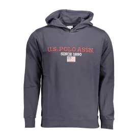 US POLO ASSN. FÉRFI KÉK CIPZÁROS PULÓVER