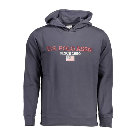 US POLO ASSN. FÉRFI KÉK CIPZÁROS PULÓVER