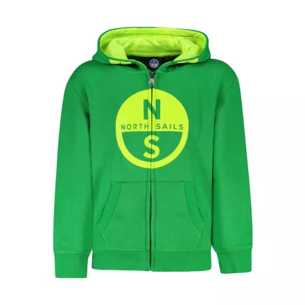 NORTH SAILS GYERMEK CIPZÁRAS PULÓVER ZÖLD