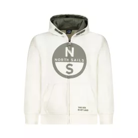 NORTH SAILS GYERMEK FEHÉR CIPZÁROS PULÓVER