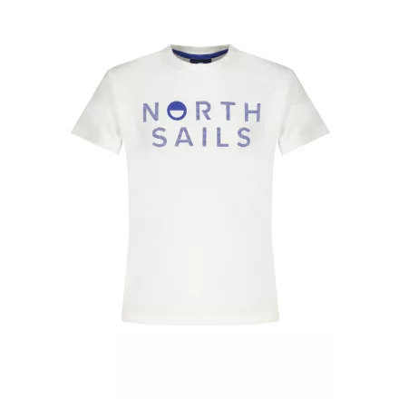 NORTH SAILS FEHÉR, RÖVID UJJÚ PÓLÓ GYERMEKEKNEK
