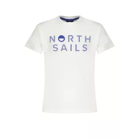 NORTH SAILS FEHÉR, RÖVID UJJÚ PÓLÓ GYERMEKEKNEK